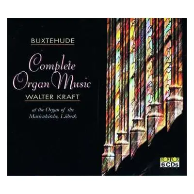 6CD/Box Set Dieterich Buxtehude: Complete Organ Music (At The Organ Of The Marienkirche, Lübeck)