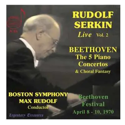 3CD Ludwig van Beethoven: Rudolf Serkin Live Vol.2