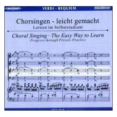 2CD Giuseppe Verdi: Chorsingen Leicht Gemacht:verdi,requiem (tenor)