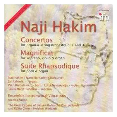 CD Naji Hakim: Orgelkonzerte Nr.1 & 3