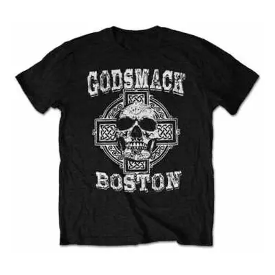 Tričko Boston Skull XL