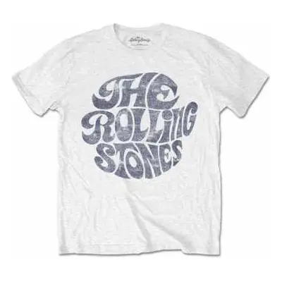 Tričko Vintage 70s Logo The Rolling Stones XL