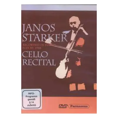 DVD Janos Starker: Cello Recital