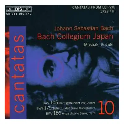 CD Johann Sebastian Bach: Cantatas Vol.10