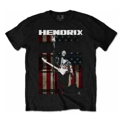 Jimi Hendrix Kids T-shirt: Peace Flag (11-12 Years) 11-12 let