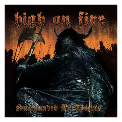 2LP High On Fire: Surrounded By Thieves (aqua Blue And Black Galaxy Merge Vinyl) (limited Editio