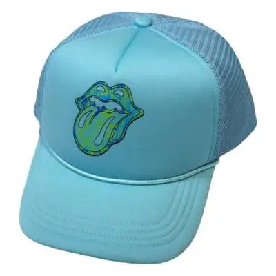 The Rolling Stones Unisex Mesh Back Cap: Psychedelic Tongue