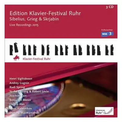 3CD Robert Levin: Edition Klavier-Festival Ruhr • Sibelius, Grieg & Skrjabin