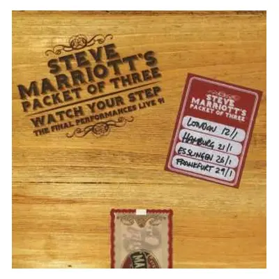 4CD Steve Marriott: Watch Your Step - The Final Performances - Live 91