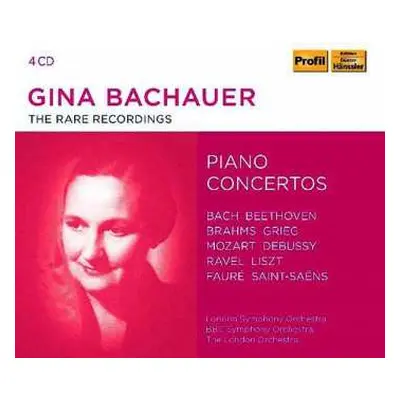 4CD Edvard Grieg: Gina Bachauer - The Rare Recordings