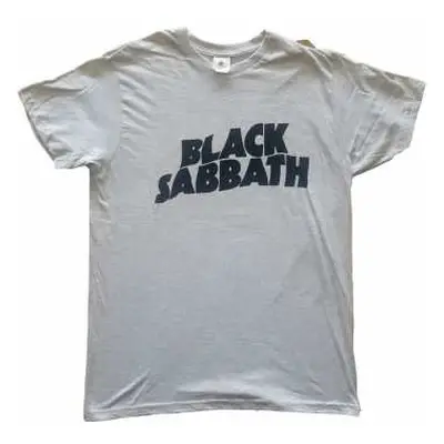 Tričko Black Wavy Logo Black Sabbath S