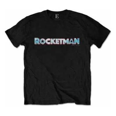 Tričko Rocketman Movie Logo Elton John XXL