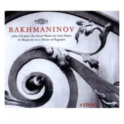 4CD Sergei Vasilyevich Rachmaninoff: The Great Works For Piano 7 Paganini Rhapsody