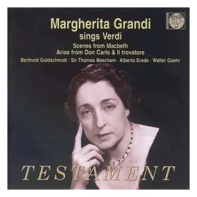 CD Margherita Grandi: Sings Verdi