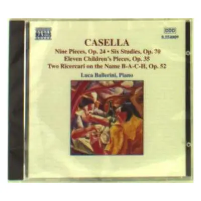 CD Alfredo Casella: Piano Music