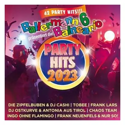 2CD Various: Ballermann 6 Balneario Präs.: Die Party Hits 2023