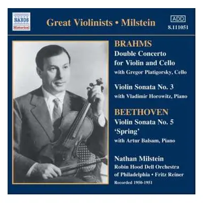 CD Ludwig van Beethoven: Beethoven Brahms Nathan Milstein (1904-1992)