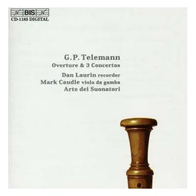 CD Georg Philipp Telemann: Blockflötenkonzerte C-dur,f-dur,a-moll