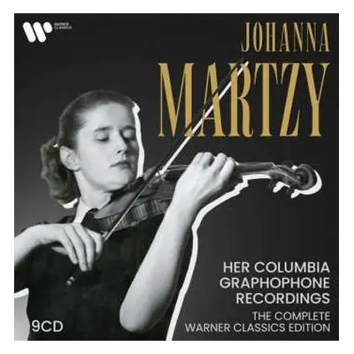 9CD/Box Set Johanna Martzy: Her Columbia Graphophone Recordings (The Complete Warner Classics Ed