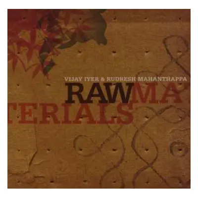 CD Rudresh Mahanthappa: Raw Materials