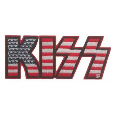 Nášivka American Flag Logo Kiss