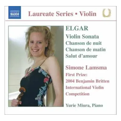 CD Sir Edward Elgar: Violin Sonata / Chanson De Nuit / Chanson De Matin / Salut D'Amour