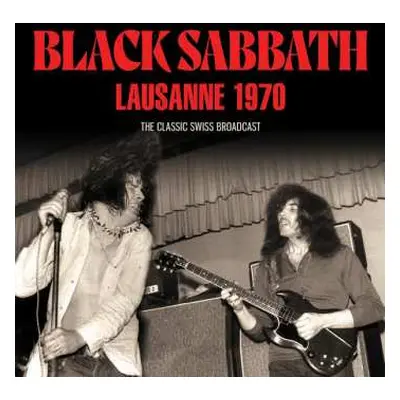 2LP Black Sabbath: Lausanne 1970 (2lp)