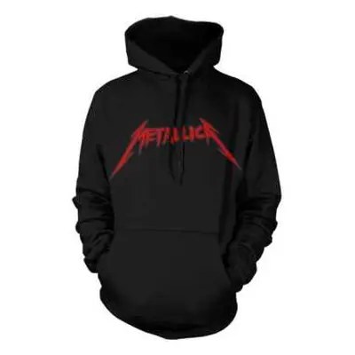 Metallica Unisex Pullover Hoodie: Skull Screaming Red (back Print) (small) S