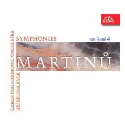 CD Bohuslav Martinů: Symphonies Nos 3 And 4