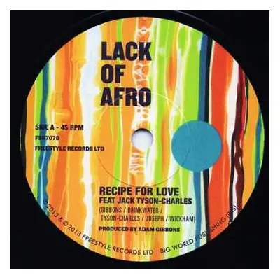 SP Lack Of Afro: Recipe For Love