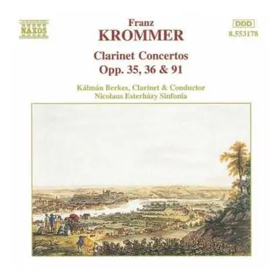 CD František Vincenc Kramář - Krommer: Clarinet Concertos Opp. 35, 36 & 91