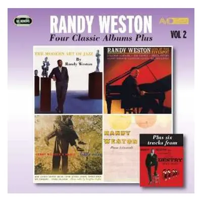 2CD Randy Weston: Four Classic Albums Plus: The Modern Art Of Jazz / Piano A La Mode / Little Ni