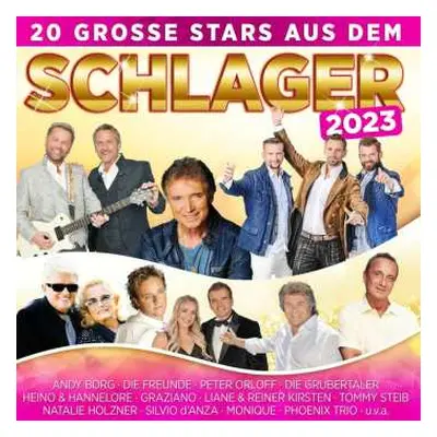 CD Various: 20 Große Stars Aus Dem Schlager 2023