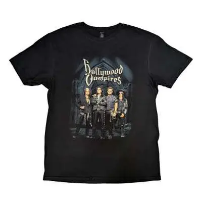 Hollywood Vampires Unisex T-shirt: Graveyard (back Print) (large) L