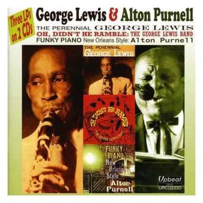 CD George Lewis: The Perennial George Lewis / Oh, Didn't He Ramble: The George Lewis Band / Funk