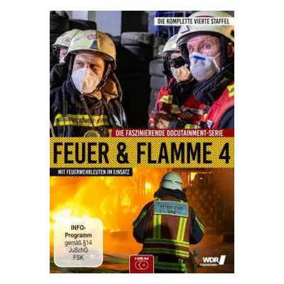 2DVD Various: Feuer & Flamme - Mit Feuerwehrmännern Im Einsatz Staffel 4