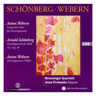 CD Anton Webern: Streichquartett