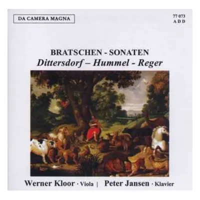 CD Johann Nepomuk Hummel: Sonate Für Viola & Klavier Op.5,3