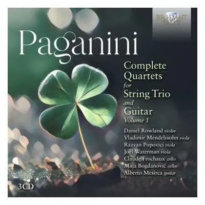 3CD Niccolò Paganini: Gitarrenquartette Vol.1