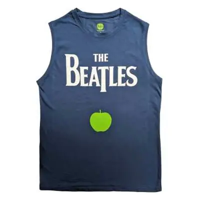 The Beatles Unisex Tank T-shirt: Drop T Logo & Apple (large) L