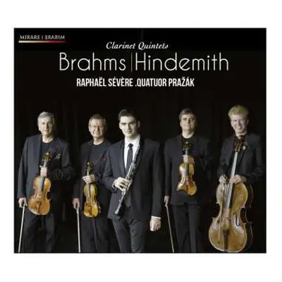 CD Prazak Quartet: brahms - hindemith - clarinet quintets