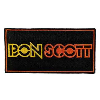 Bon Scott Standard Woven Patch: Logo