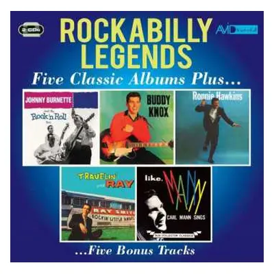 2CD Various: Rockabilly Legends: Five Classic Albums Plus...