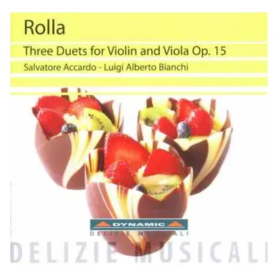 CD Alessandro Rolla: Duette Op.15 Nr.1-3 Für Violine & Viola