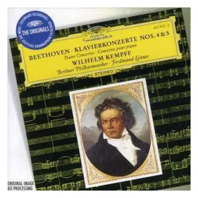 CD Ludwig van Beethoven: Klavierkonzerte Nos. 4 & 5 = Piano Concertos = Concertos Pour Piano