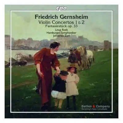 CD Linus Roth: Violin Concertos 1 & 2 - Fantasiestück Op.33