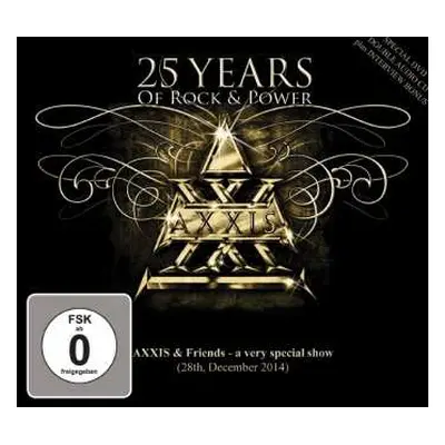 2CD/DVD Axxis: 25 Years Of Rock And Power