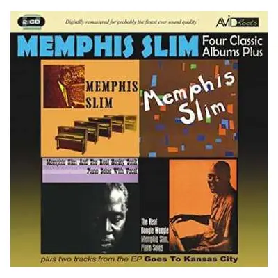 2CD Memphis Slim: Four Classic Albums Plus