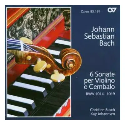 2CD Johann Sebastian Bach: 6 Sonate Per Violino E Cembalo