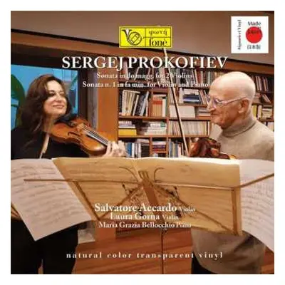 LP Sergei Prokofiev: Sonata In Do Magg. For 2 Violins , Sonata N. 1 In Fa Min. For Violin And Pi